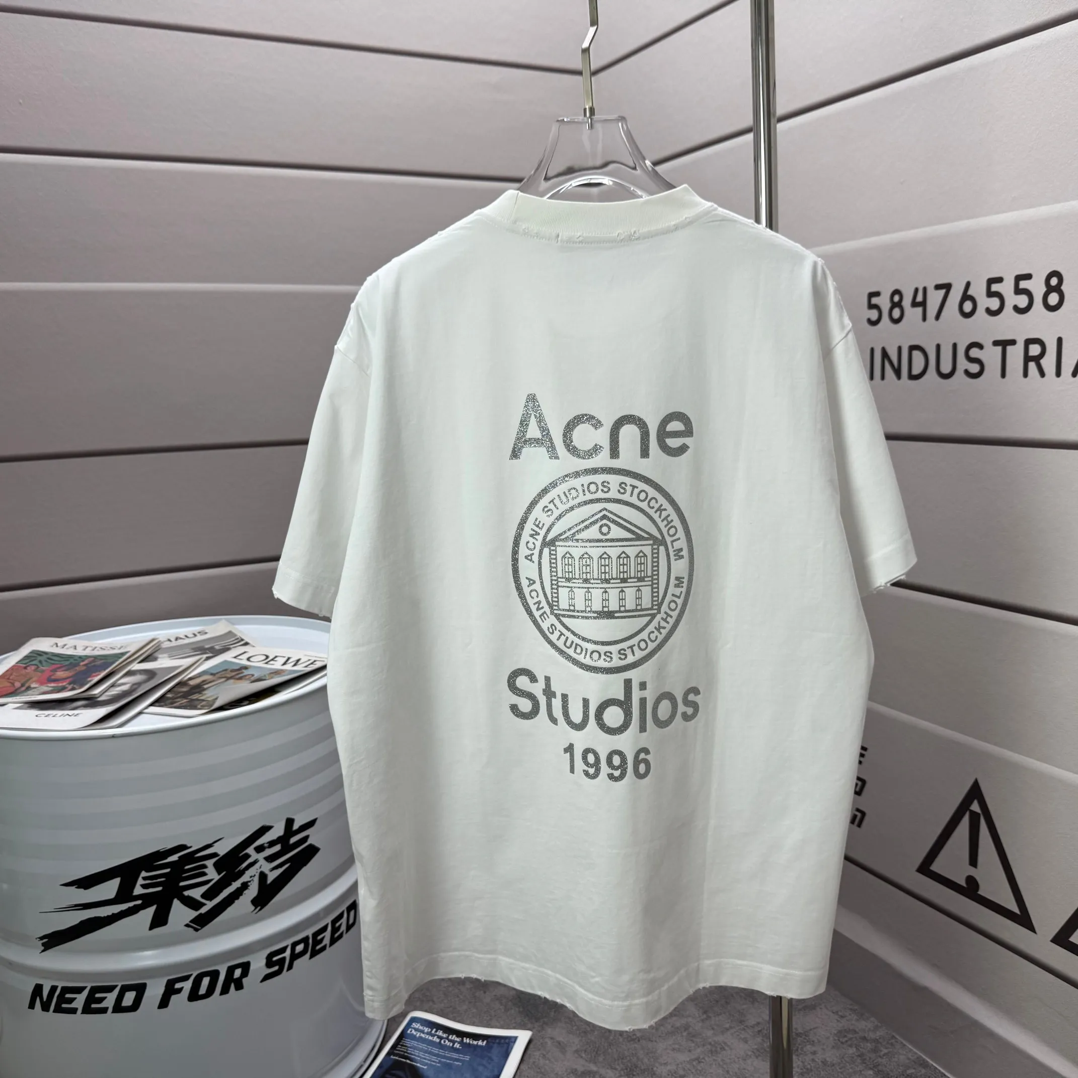 # 95 Acne studios * 2026 New Arrival tee Same Style : Size :S M L XL XXL Size： S （90-130 ） M （120-150 ） L （140-165 ） XL （160-180 ） XXL （180 ）
